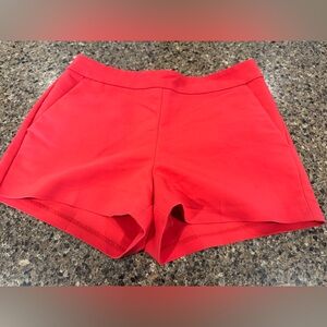 Express Vibrant Red Shorts